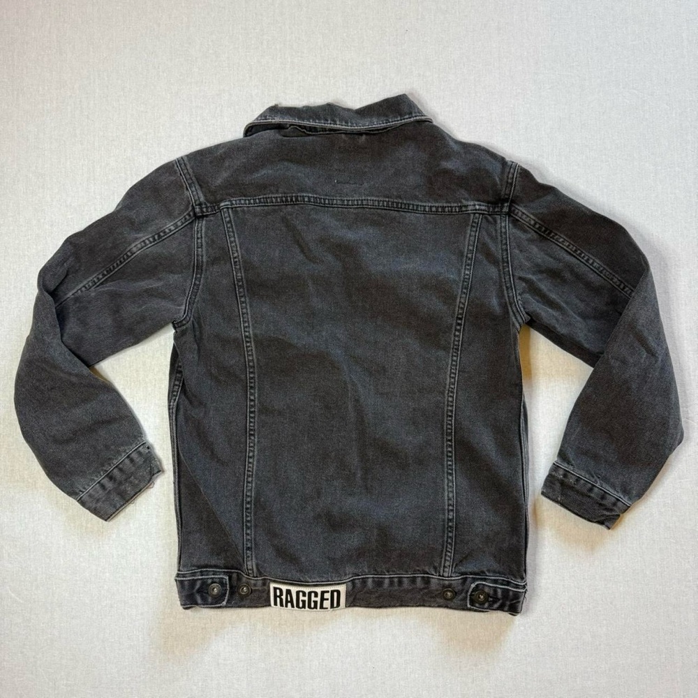 Size Small Ragged Priest Grey/Faded Black Classic Denim/Jean Jacket - Picture 6 of 7